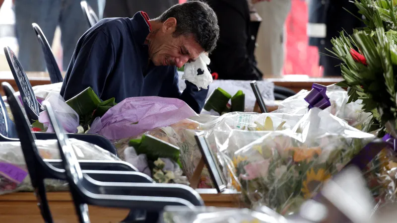 Pohřeb obětí zemětřesení v Amatrice