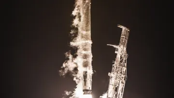 Start rakety Falcon 22. února