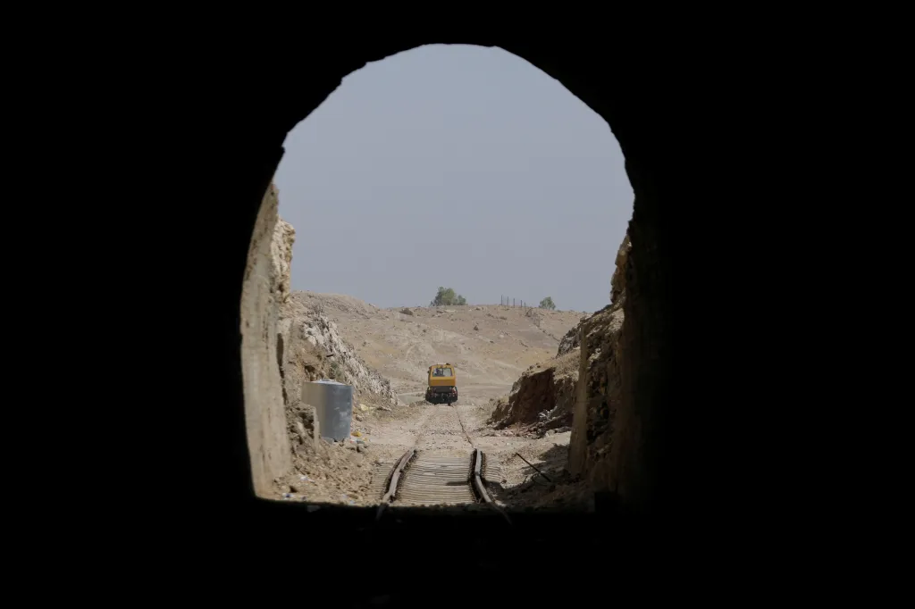 Snímek pořízený z tunelu