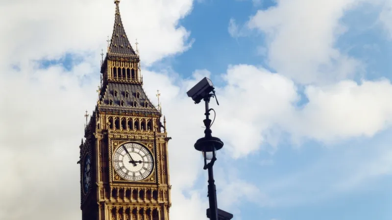 Kamera známého systému CCTV v Londýně