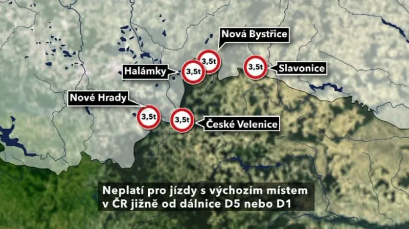 Zákaz průjezdu do Rakouska