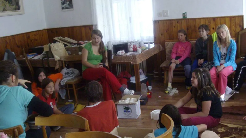 Ze soustředění mladých zdravotníků