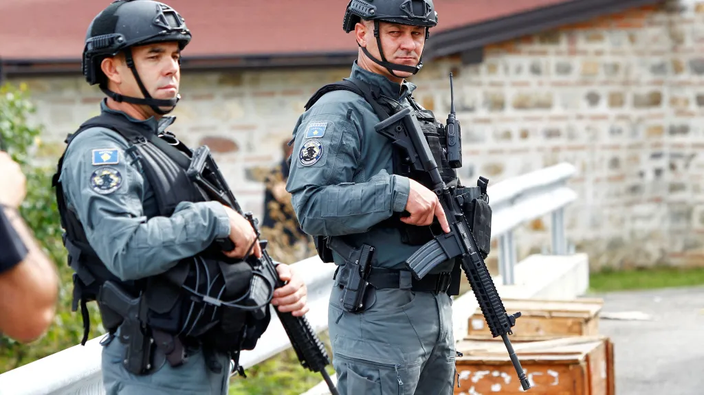Ilustrační foto – Kosovští policisté na severu země