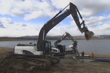 Proměna hnědouhelného dolu v letovisko jde ztuha. Výstavbu u jezera Most brzdí nestabilní prostředí