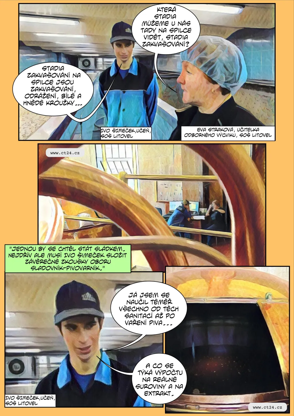 Komiks: Budouci sládci skládali zkoušky