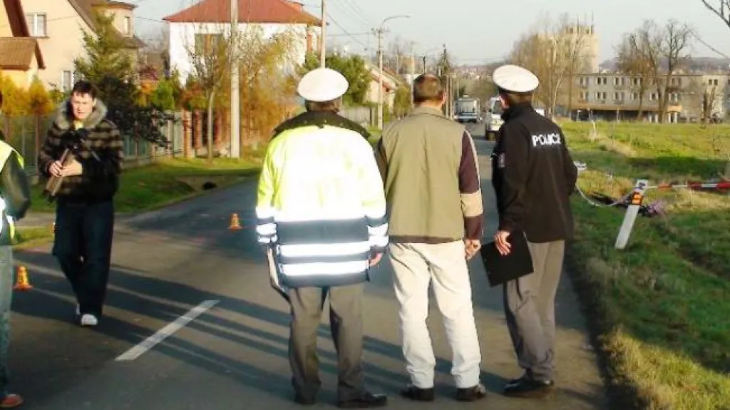 Policisté u nehody