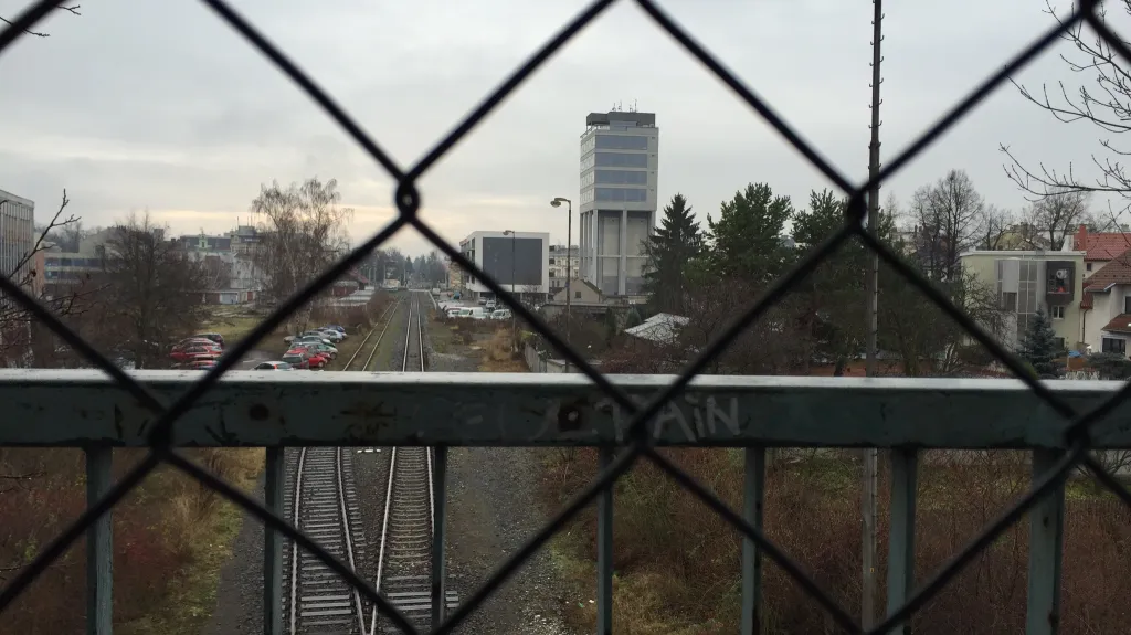 Zrušená lávka ve Václavkově ulici