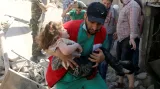 Aleppo po náletech