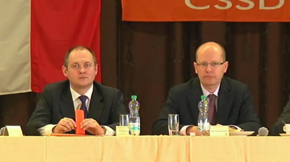 Michal Hašek a Bohuslav Sobotka