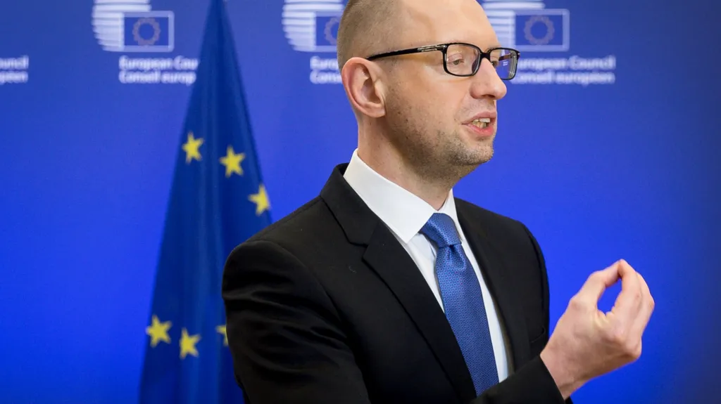 Ukrajinský premiér na summitu EU v Bruselu