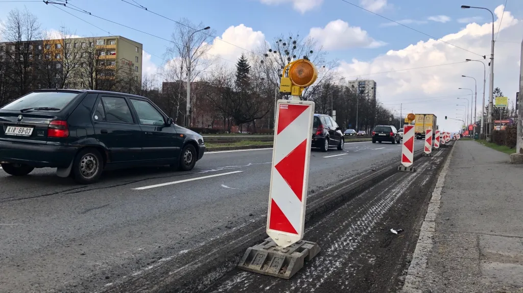 Začala oprava Opavské ulice v Ostravě