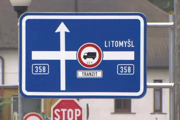 U litomyšlského zámku vládne ticho, kamiony již projíždět nemohou