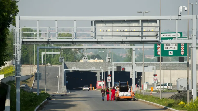 Trojské ústí tunelu Blanka (úseku Bubeneč)