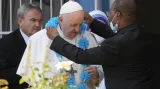 Papež se zajímal o lidi na okraji společnosti. Pořadatelé připravili návštěvu v Betlémském centru v Bratislavě, které se stará o bezdomovce a lidi bez prostředků