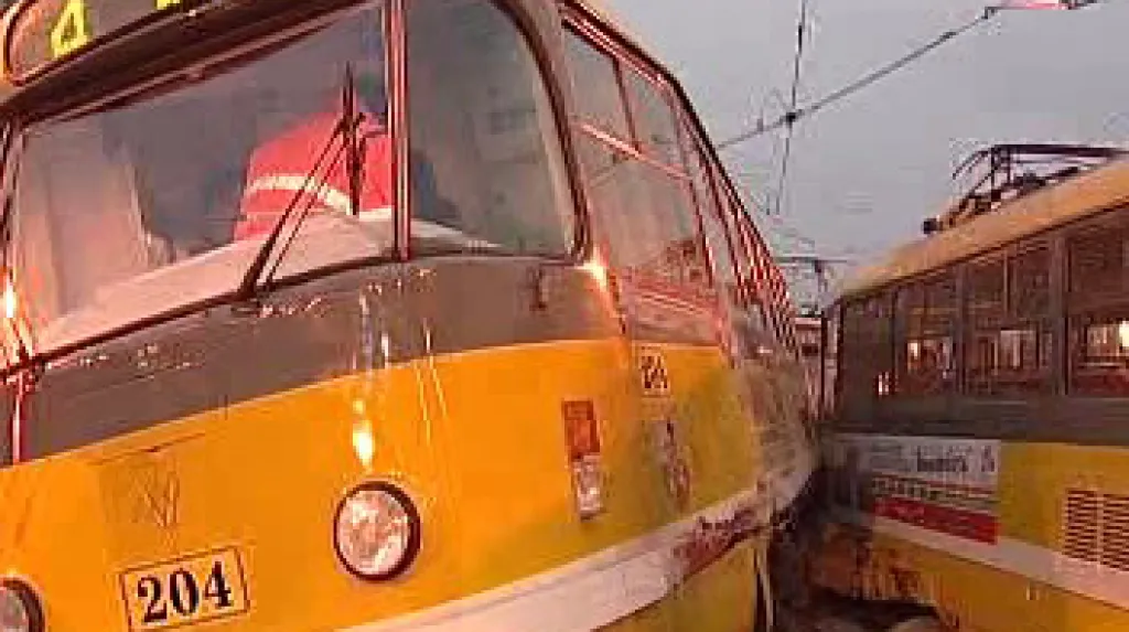 Srážka tramvají