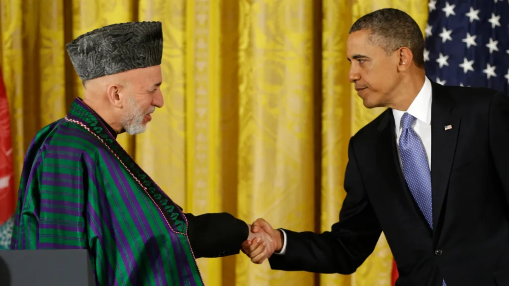 Hamíd Karzáí a Barack Obama