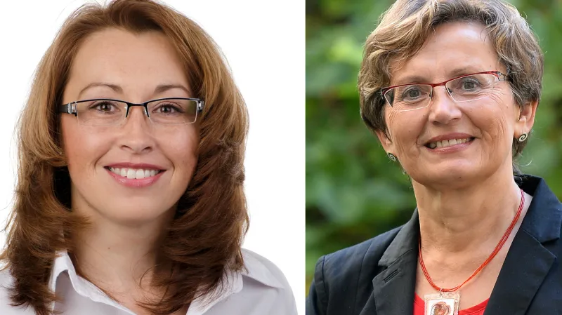 Ivana Cabrnochová a Jana Dušková