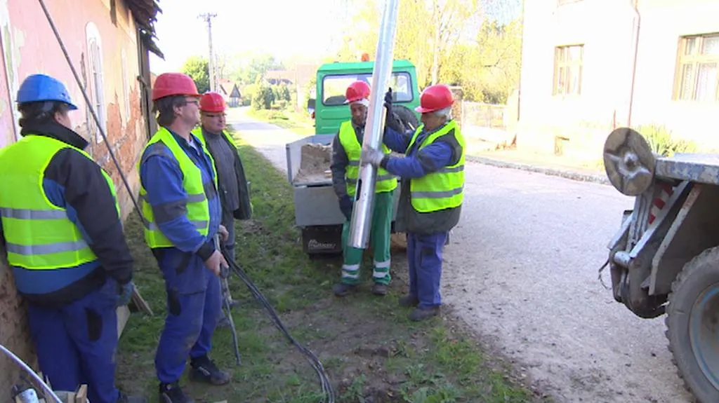 Stavba veřejného osvětlení