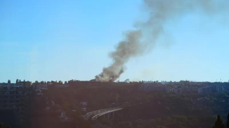 Požár na Barrandově