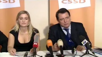 Alena Borůvková a Jiří Paroubek