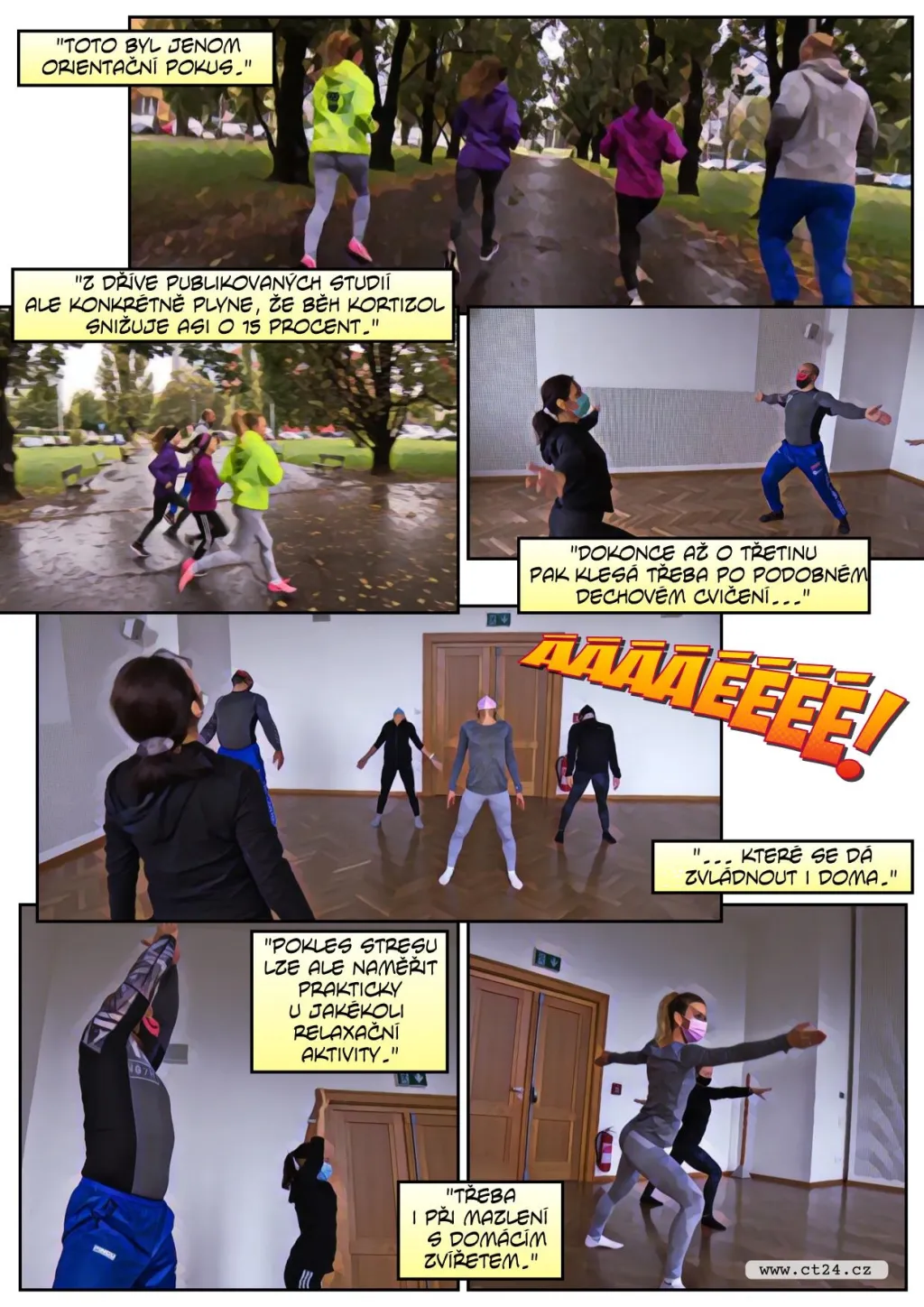 Jak se zbavit stresu. Experiment ukazuje změnu hladiny kortizolu