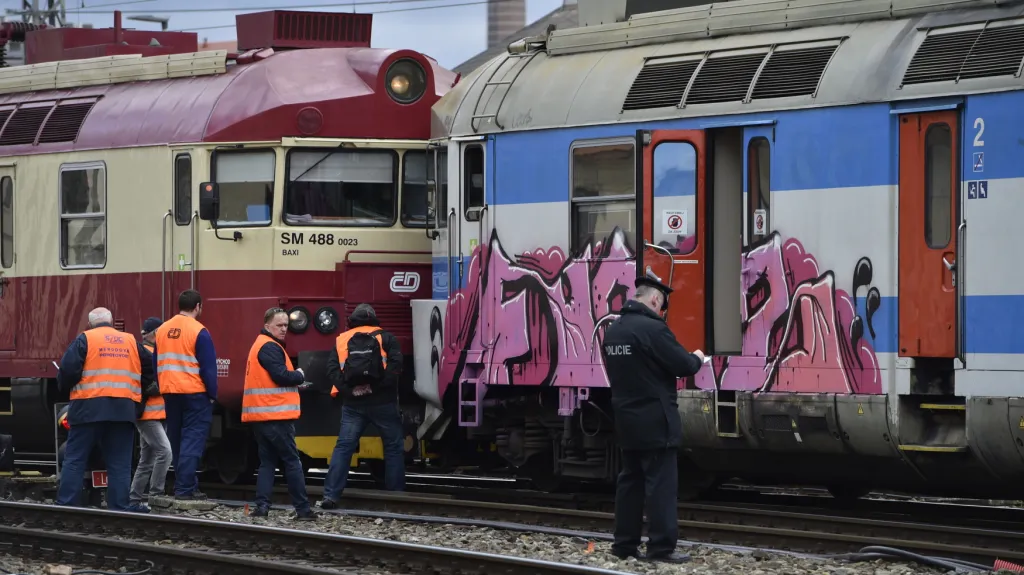 Srážka vlaků v Brně