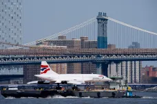 Nadzvukový letoun Concorde zamířil na odpočinek do muzea v New Yorku