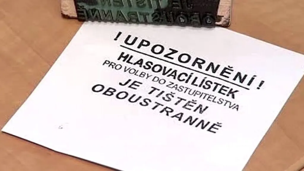 Upozornění na oboustraný potisk