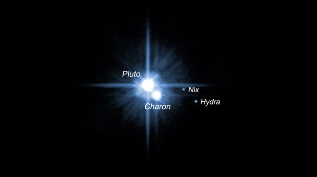 Pluto a jeho měsíce
