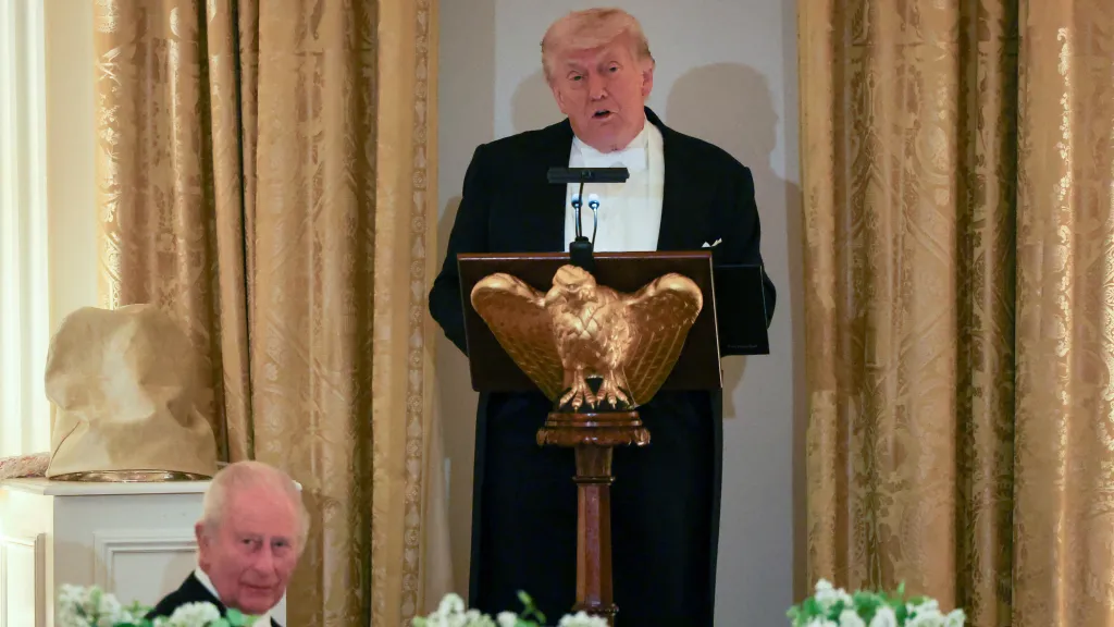 Donald Trump a Karel III.