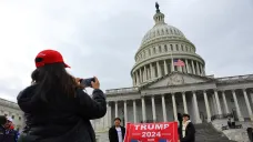 Prostranství před americkým Kapitolem