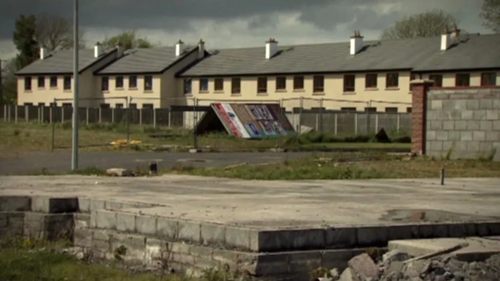 Rozestavěné domy v Irsku