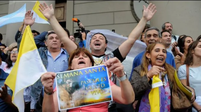 Argentina oslavuje svého papeže