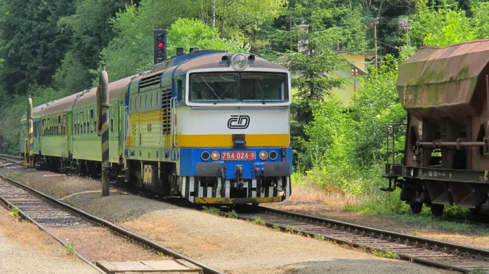 Regionální vlak na Šumavě
