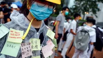 Hongkongští studenti bojkotují výuku
