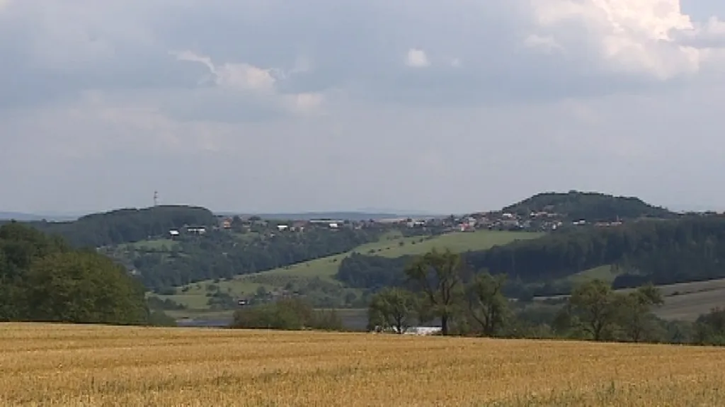 Nová Dědina leží v pohoří Chřiby