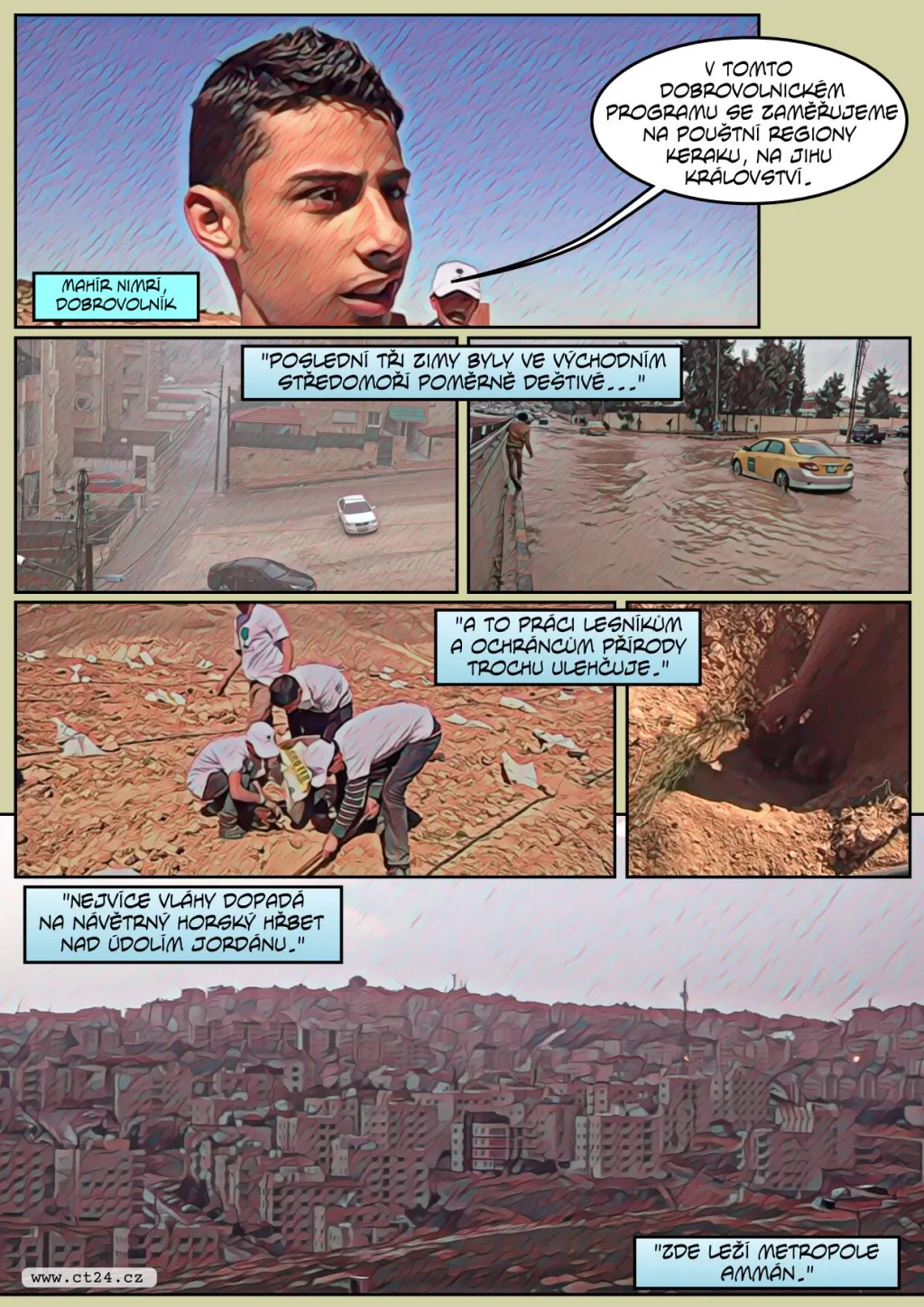 Blízký východ zažívá třetí vlhkou zimu za sebou