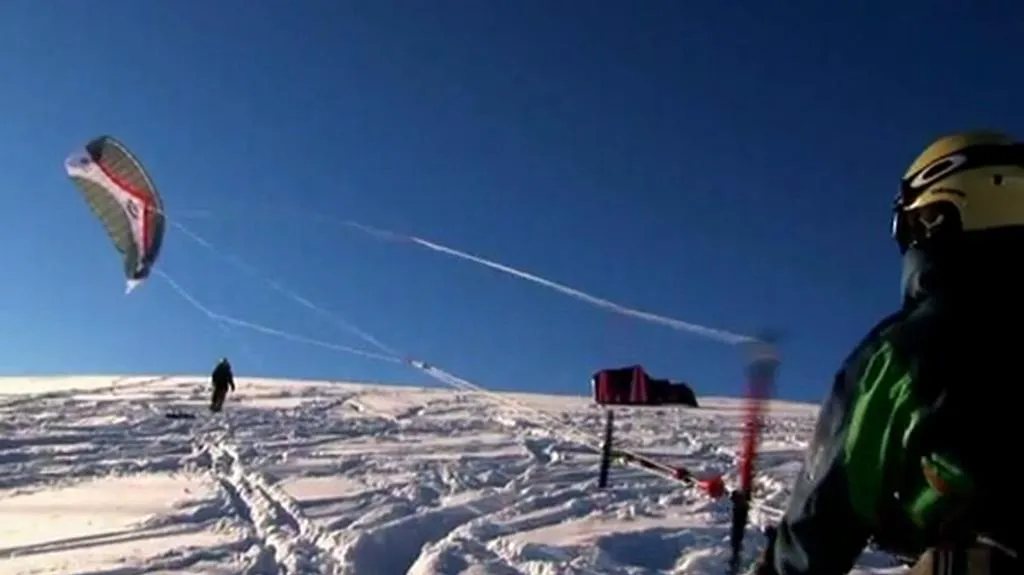 Snowkiting