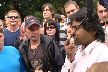 'Český Gándhí' Vischwanathan se snaží zmírnit napětí na severu Čech