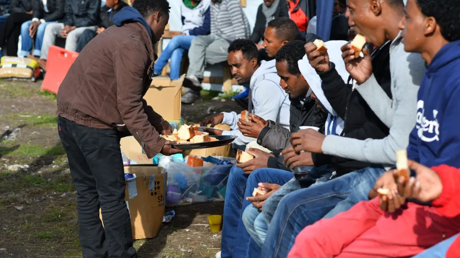 Tábor Džungle u francouzského Calais