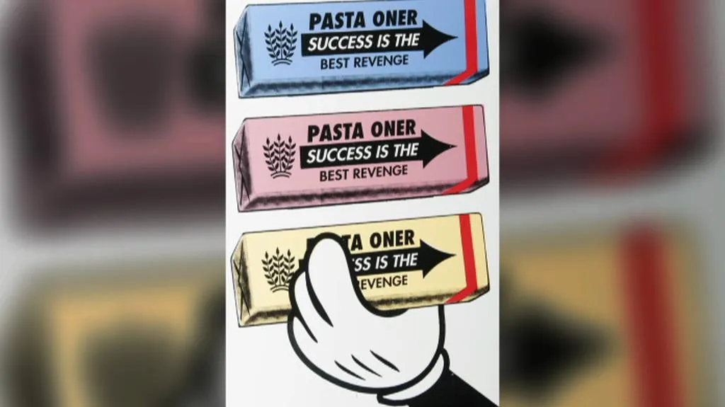Dílo umělce Pasta Oner vydražené v aukci pro Paraple