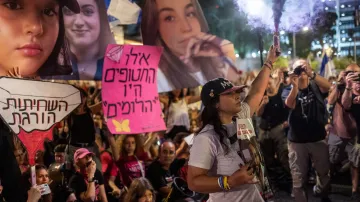 Protivládní protesty v Tel Avivu