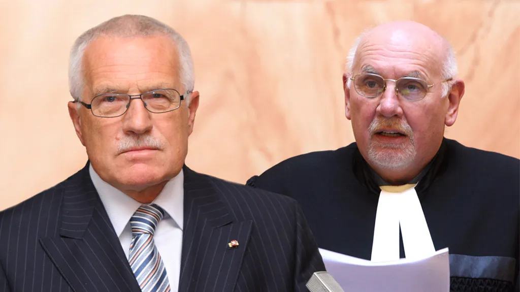 Václav Klaus a Pavel Rychetský