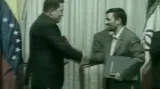 Hugo Chávez a Mahmúd Ahmadínežád