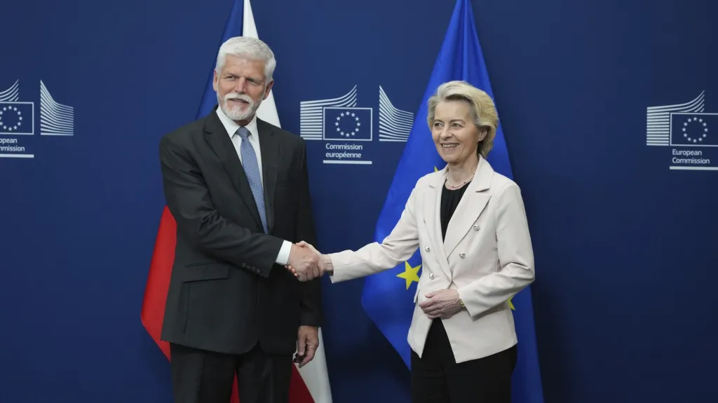 Prezident Petr Pavel a předsedkyně EK Ursula von der Leyenová
