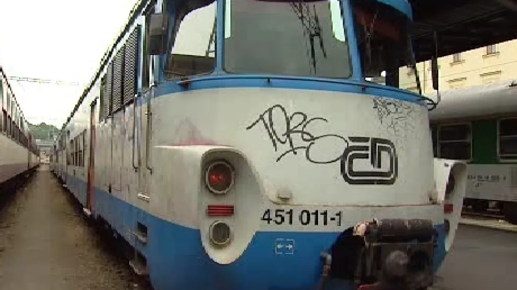 Počmáraný vlak