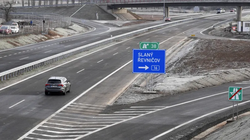 Dálnice D6 u Řevničova