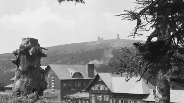 Chata Ovčárna v roce 1957