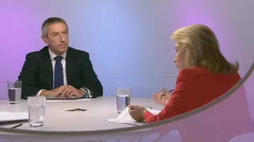 David Marek a Eva Zamrazilová v Otázkách Václava Moravce