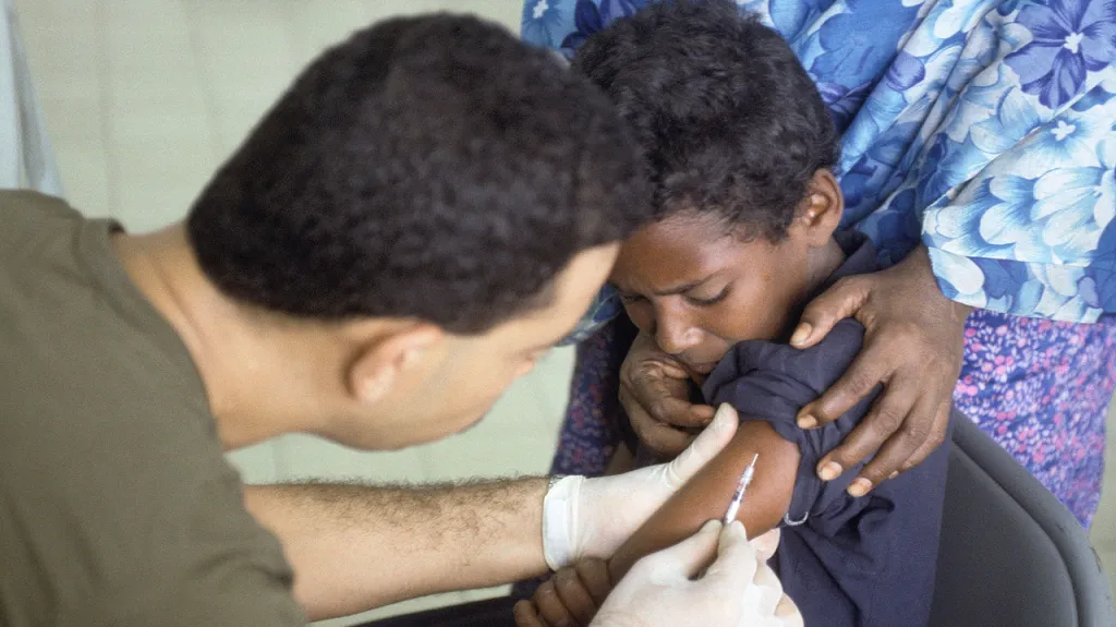 Očkování proti obrně v Somálsku